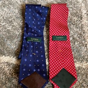 Two Ralph Lauren ties